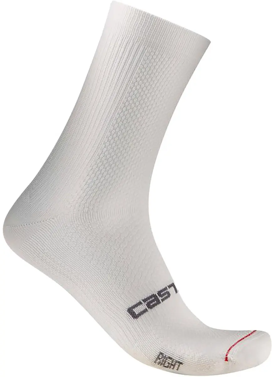 Castelli Espresso 2 W 12 Sock 4525063-001 - Witte sok - Maat 35-39 - afbeelding 4 van 6