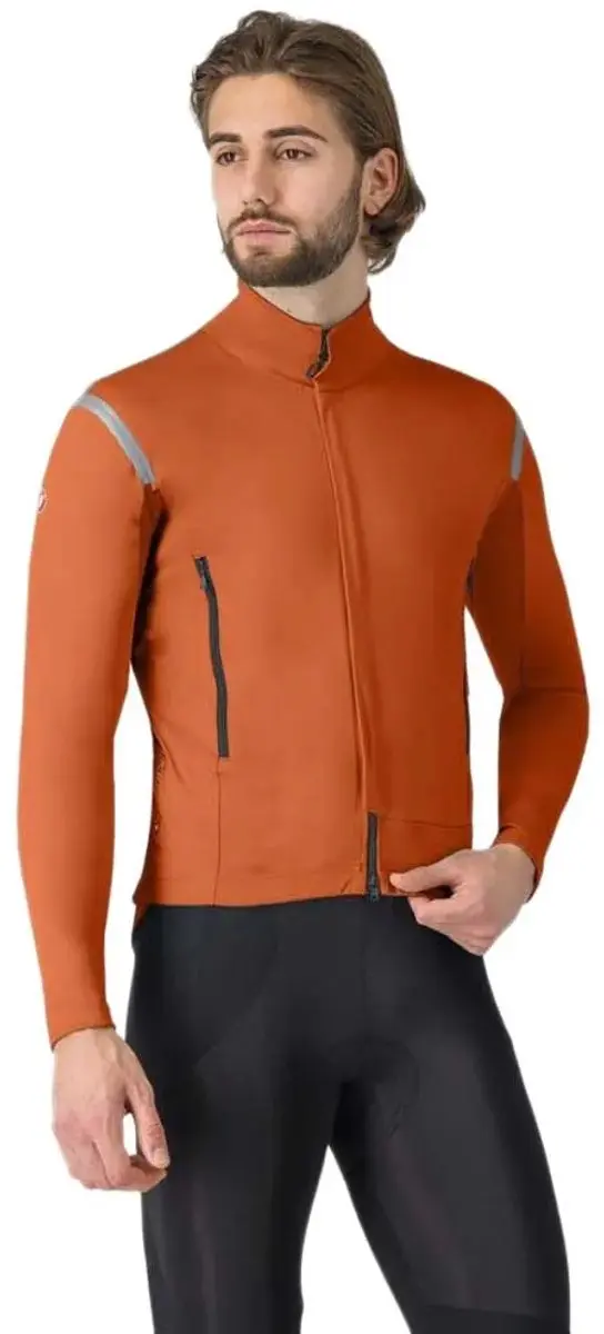 Castelli Perfetto Ros 3 Jas - Mocha/Black Reflex - 2XL - afbeelding 2 van 2