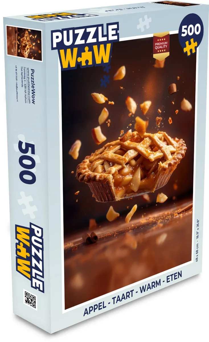 PuzzleWow Appeltaart Legpuzzel 500 Stuks