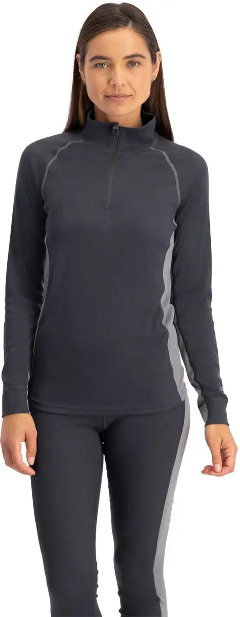 NOMAD® Zip-Neck Thermoshirt Dames