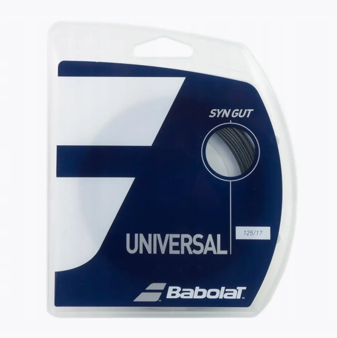 Babolat Syn Gut Tennis Snaar 12m 1.25mm Zwart