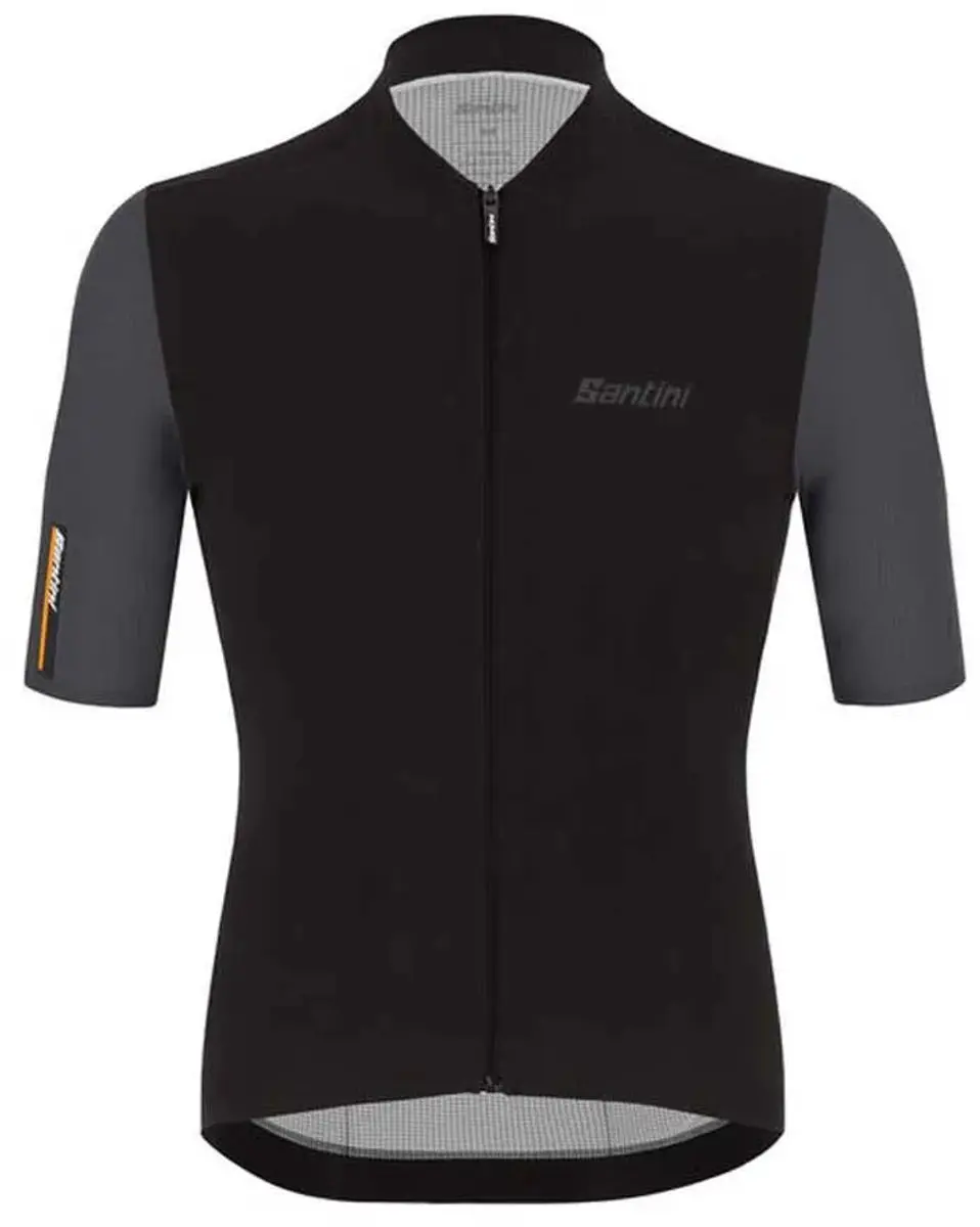 Santini Redux Vigor Korte Mouw Wielertrui Zwart XS Man