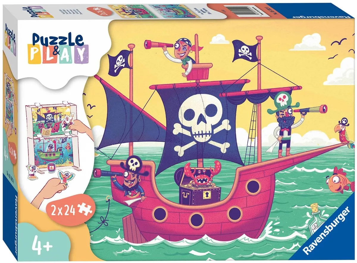 Ravensburger Puzzle & Play Land in zicht RAV-055920 - 48 Stuks - Multicolor