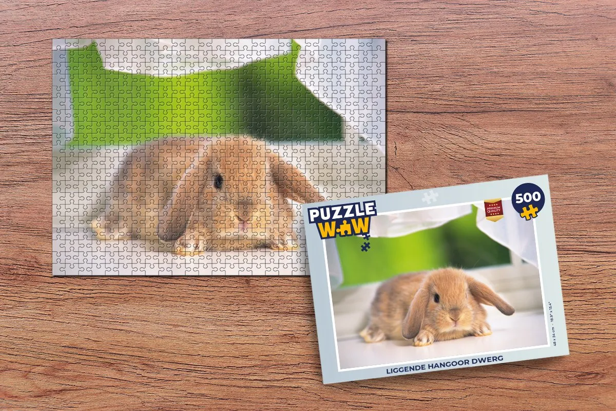 PuzzleWow Legpuzzel 500 Stuks - Multicolor
