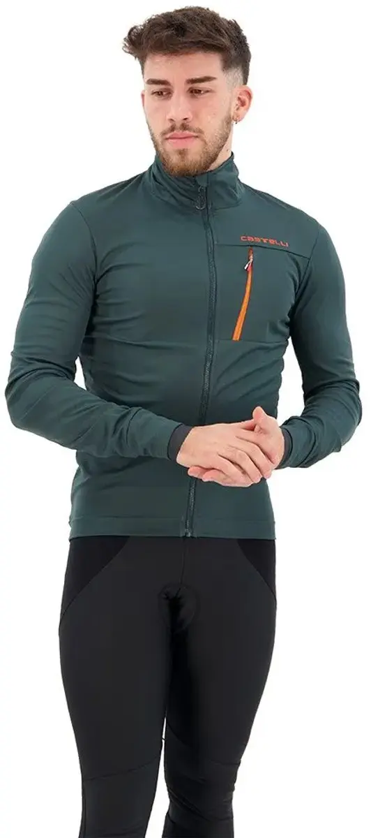 Castelli Go Gore-tex Infinium™ Windstopper® Jas Groen M Man