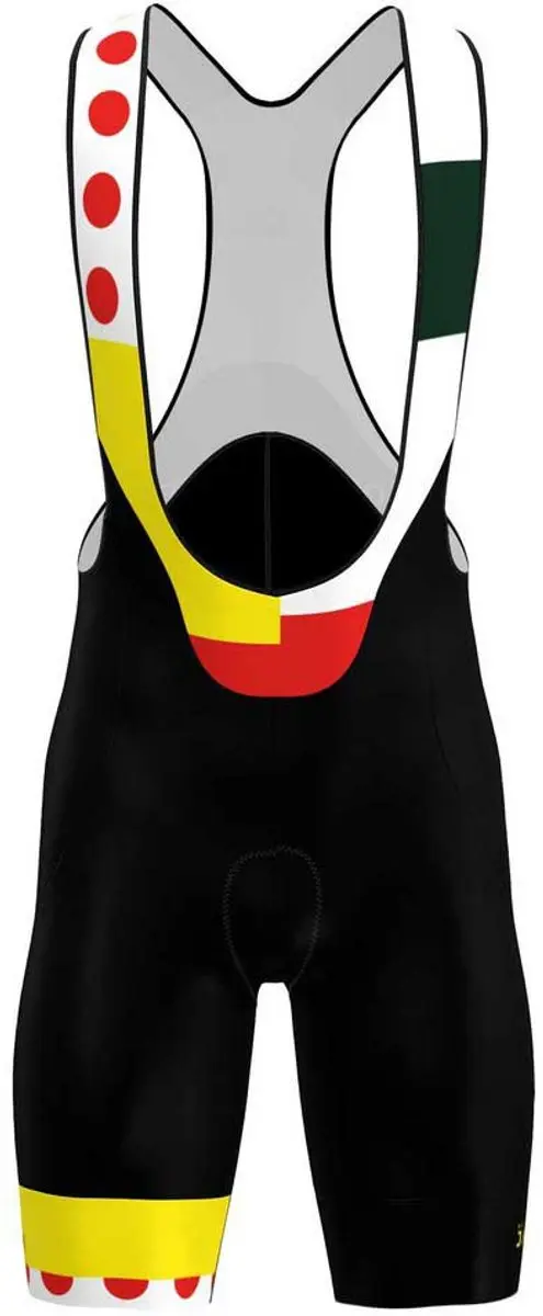 Santini Combo Tour De France Official General Leader Fietsbroek Geel M Man