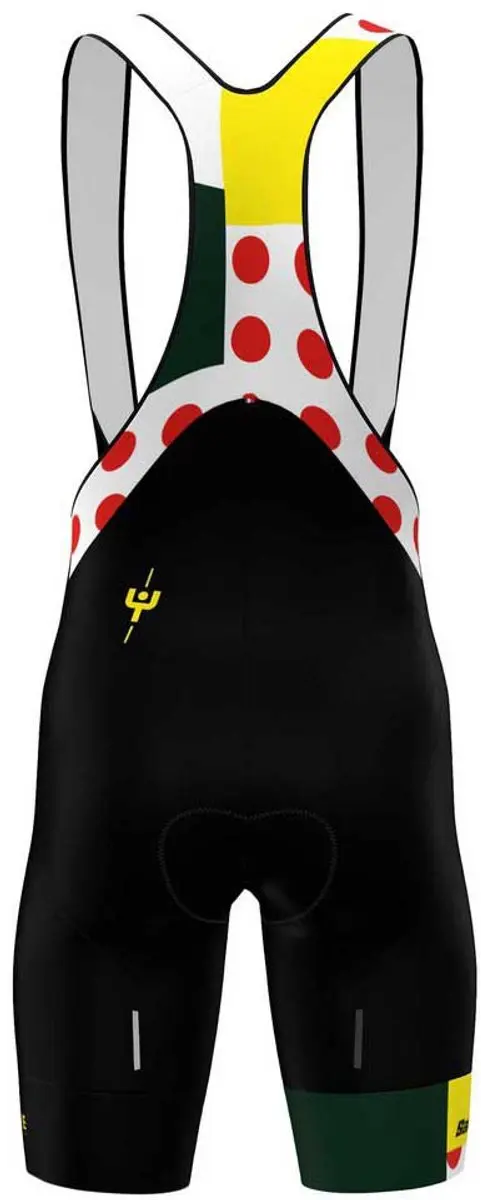Santini Combo Tour De France Official Leider Fietsbroek M - Geel - afbeelding 2 van 2