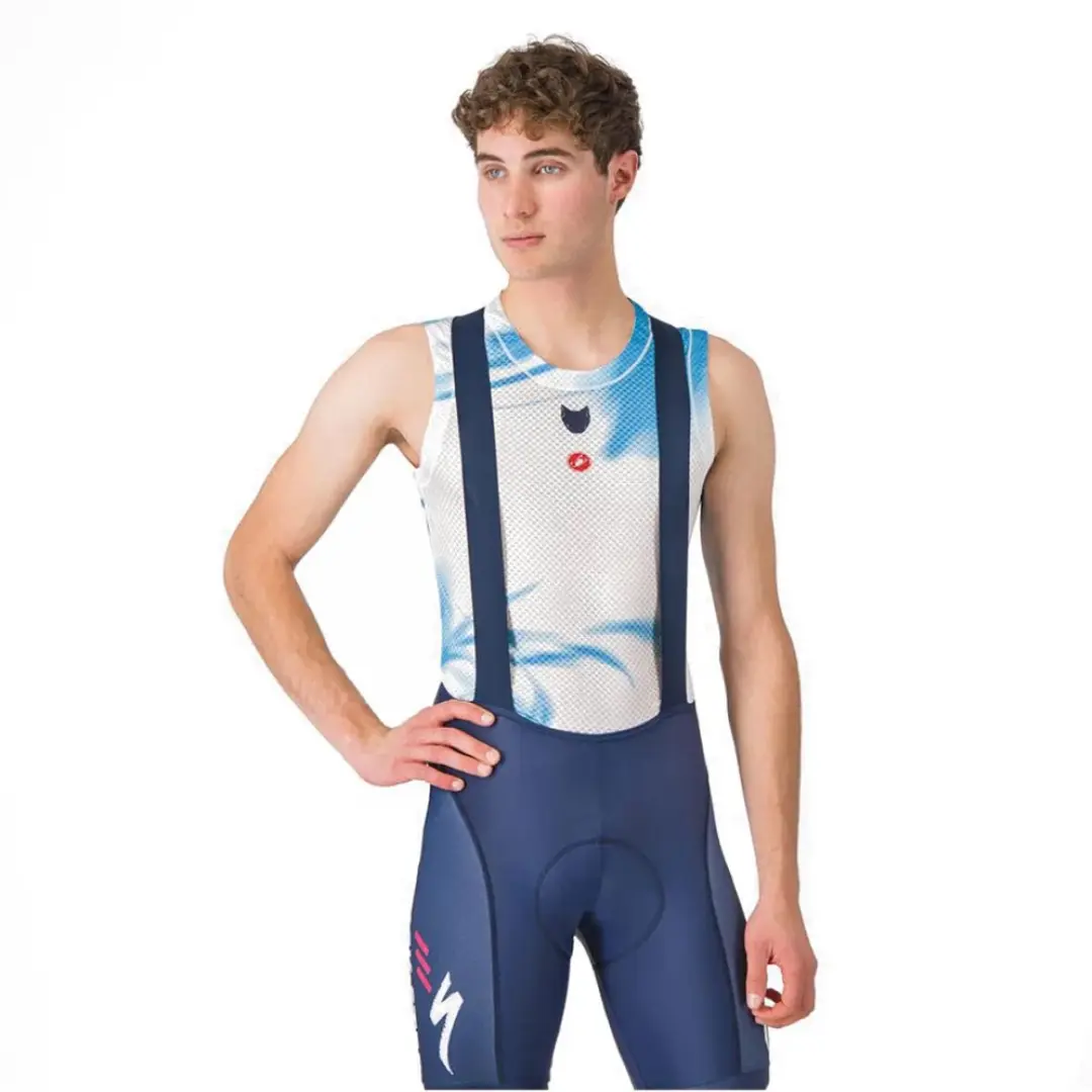 Castelli Soudal Quick-step 2025 Pro Mesh Mouwloos Basislaag Blauw 2XL Man