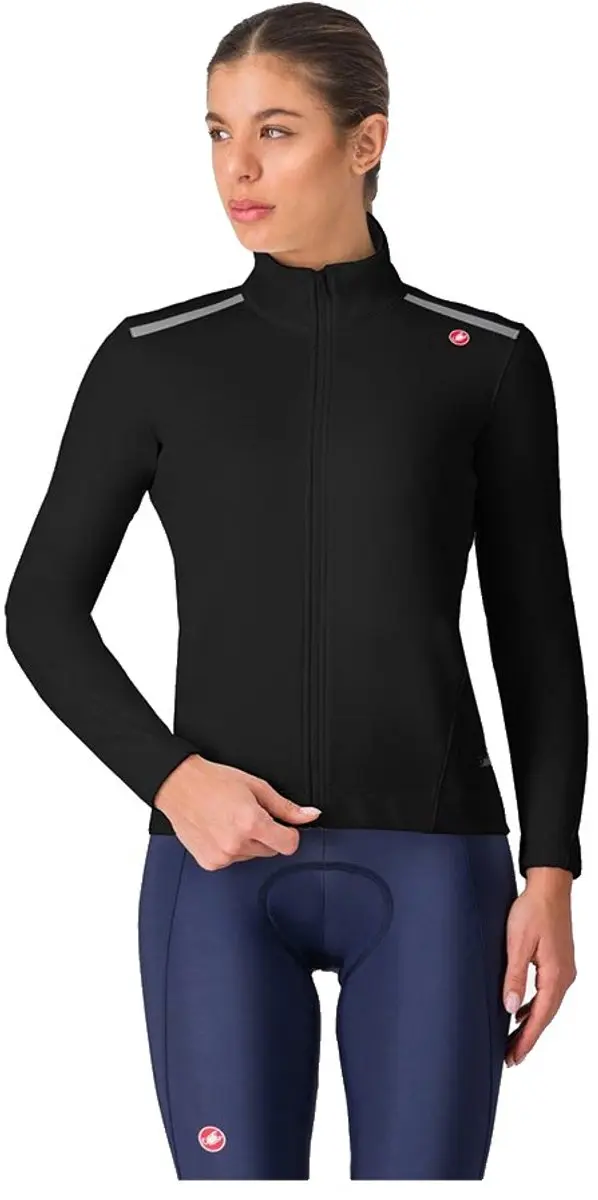 Castelli Espresso Air Gore-tex Infinium™ Windstopper® Jas Zwart L Vrouw