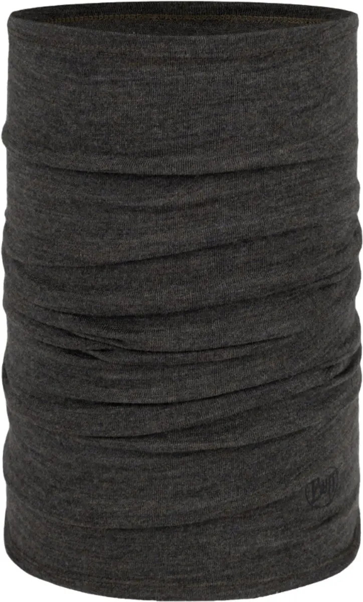 Buff Merino Lightweight SOLID BARK Nekwarmer - Bruin