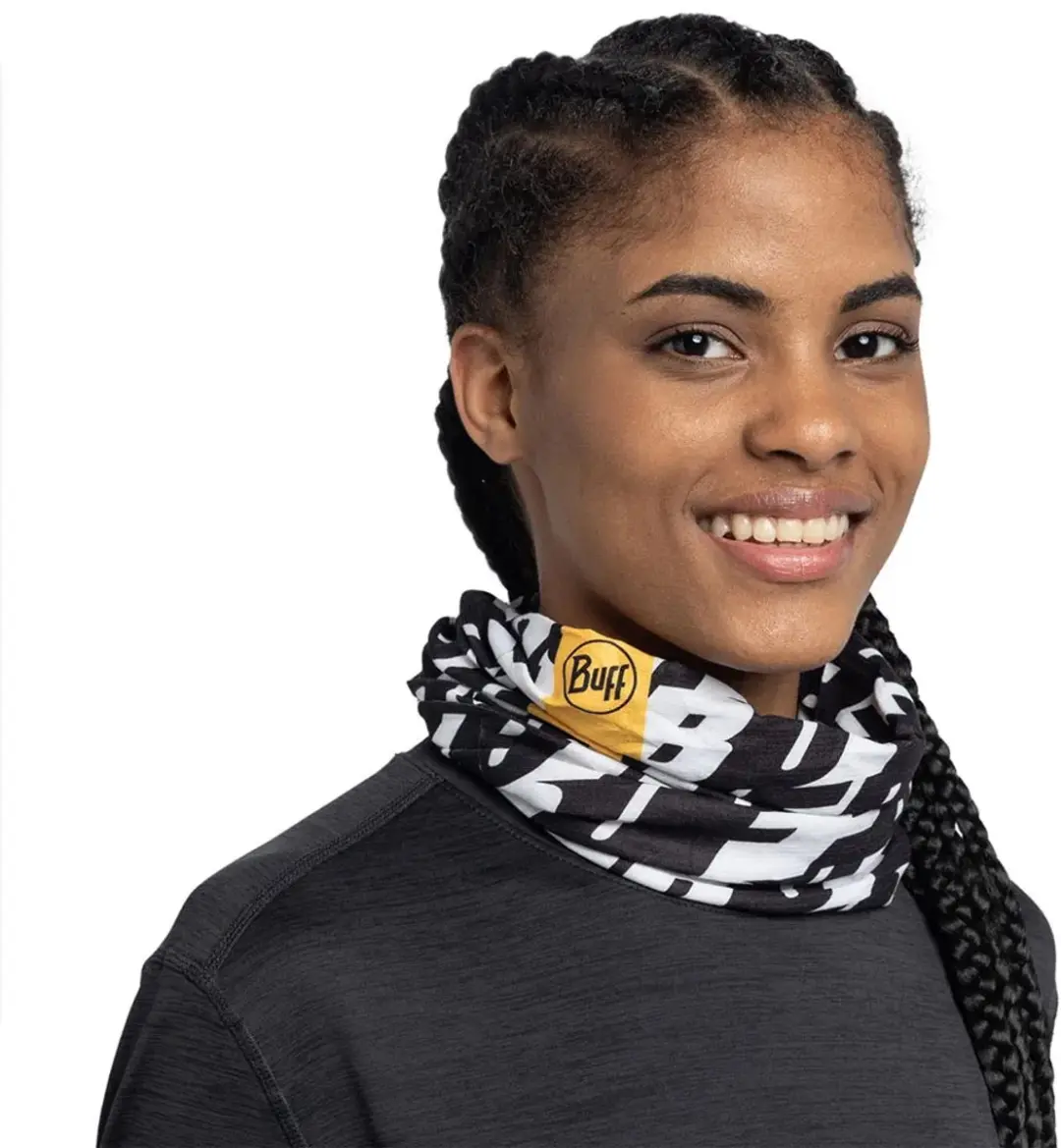 Buff Coolnet UV Nekwarmer - Logo Multi