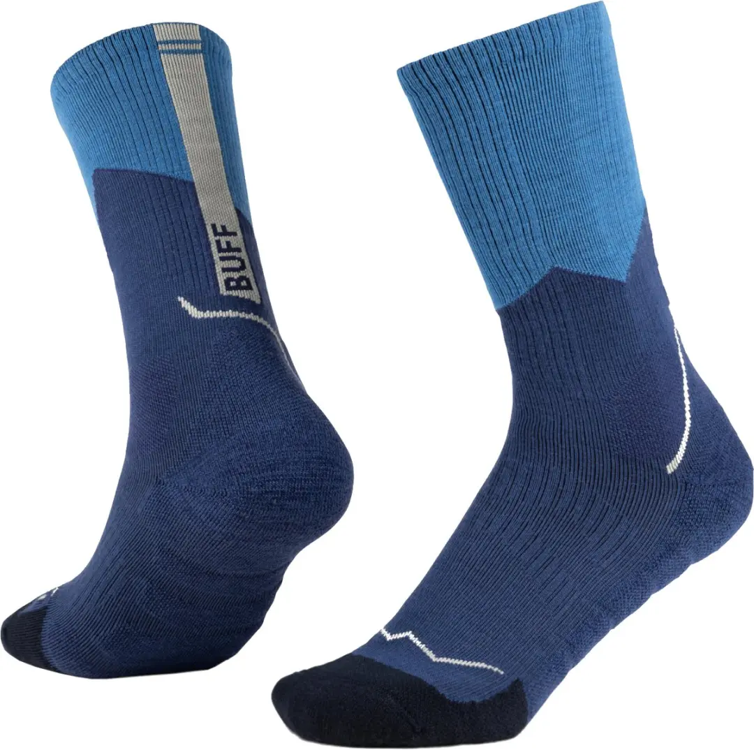 Buff ® Merino Mw Crewsokken Blauw EU 36-38