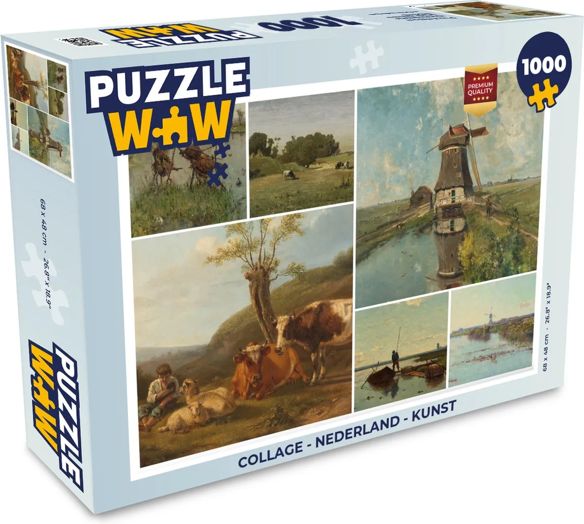 PuzzleWow Legpuzzel 1000 Stuks