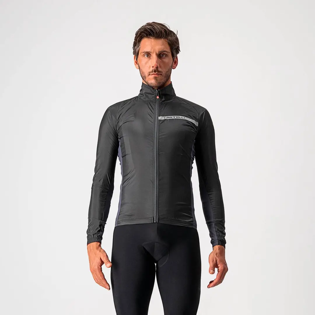 Castelli Windstopper jacket Heren Zwart Grijs