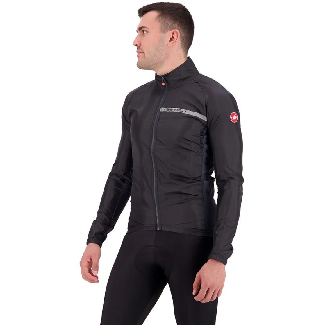 Castelli Squadra Stretch Jacket Windstopper Heren - L - Zwart/Grijs - afbeelding 4 van 6