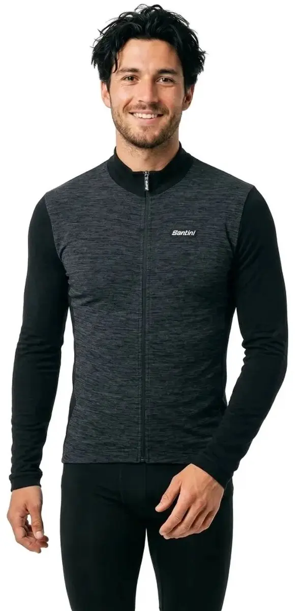 Santini Pure Trui Lange Mouwen - Zwart XL - afbeelding 3 van 3
