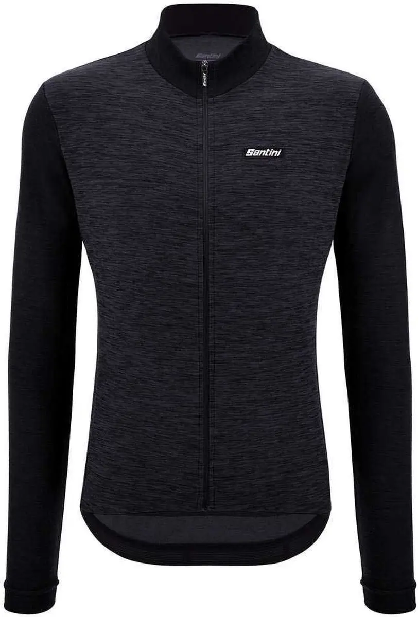 Santini Pure Trui Met Lange Mouwen Zwart XL Man