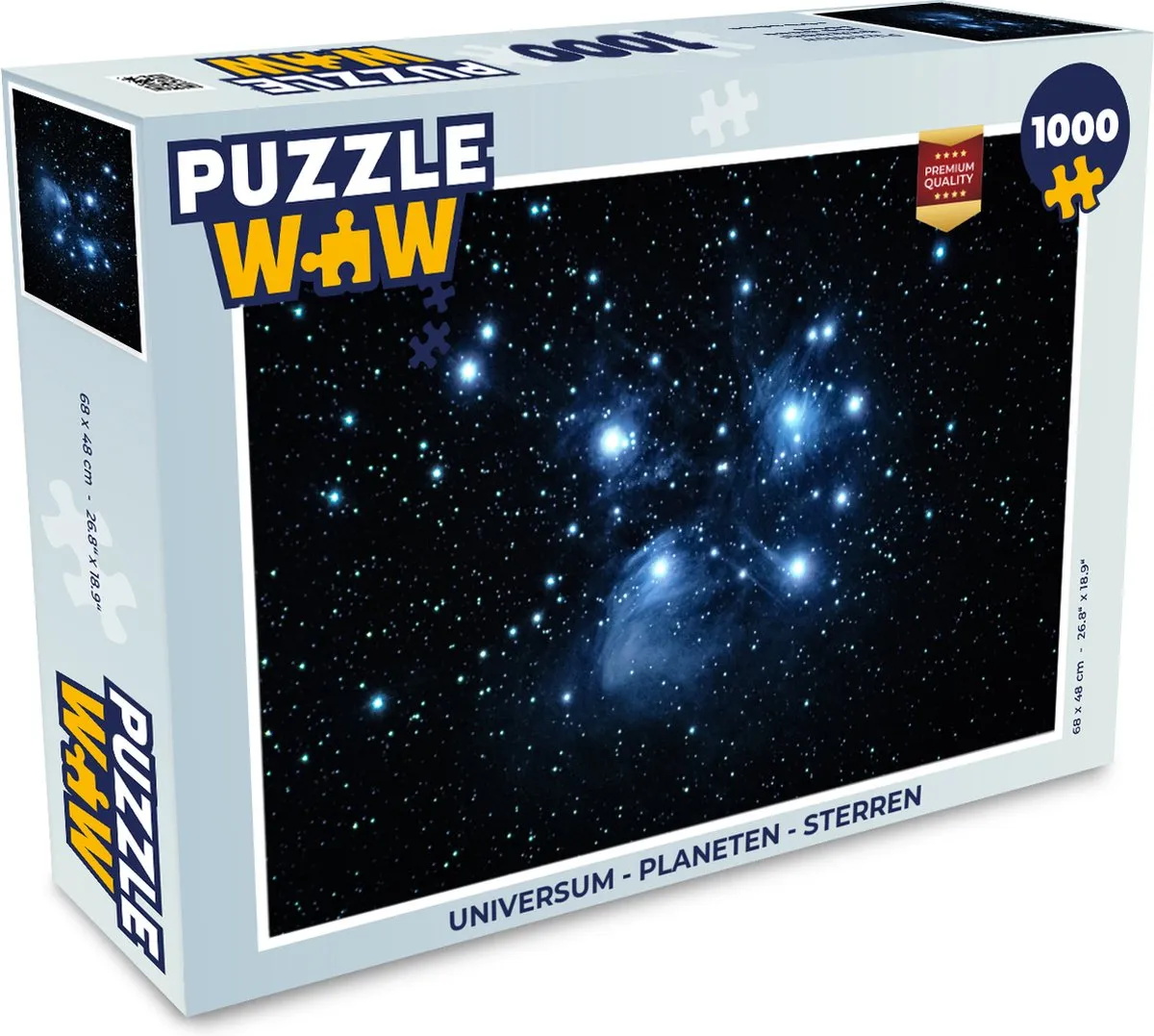 PuzzleWow Planeten Sterren Legpuzzel 1000 Stuks