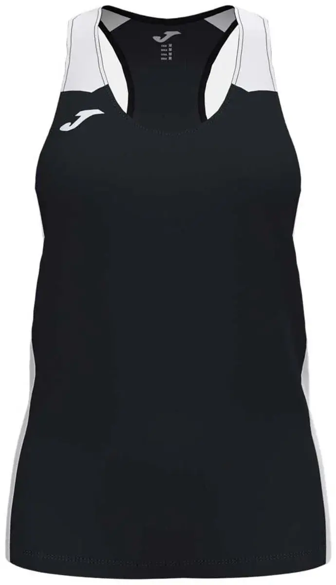 Joma Record Ii Mouwloos T-shirt Zwart S Vrouw
