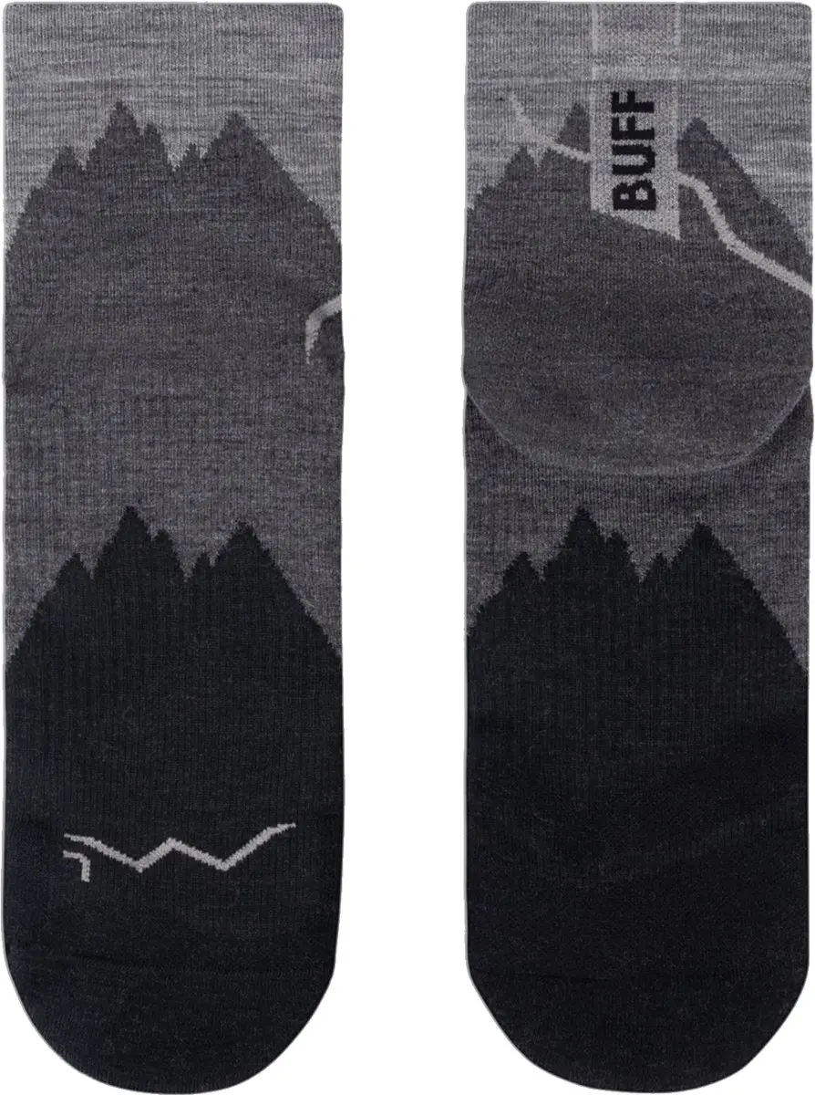 Buff Lightweight Merino Quarter Hardloopsokken - 39-41 - afbeelding 5 van 6
