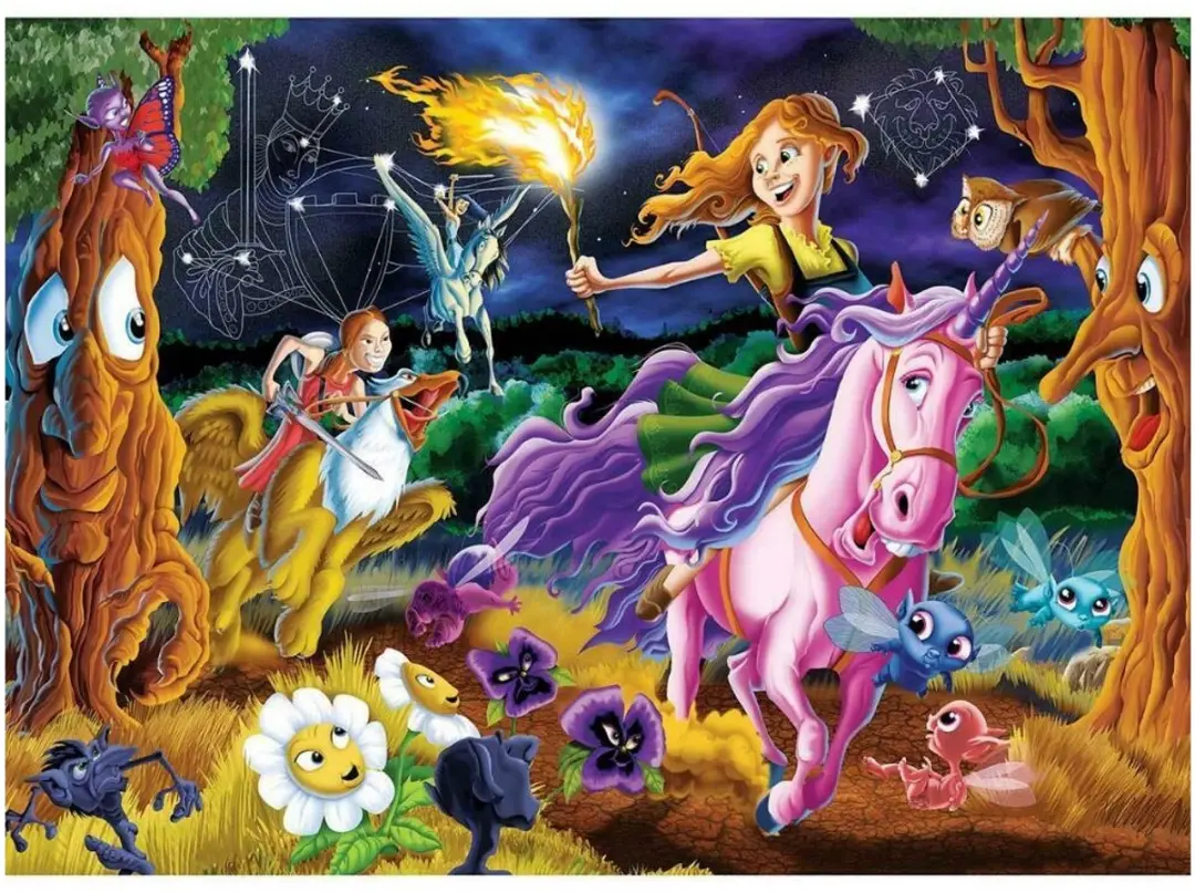 Cobble Hill Legpuzzel Mystical World Karton 350 Stukjes