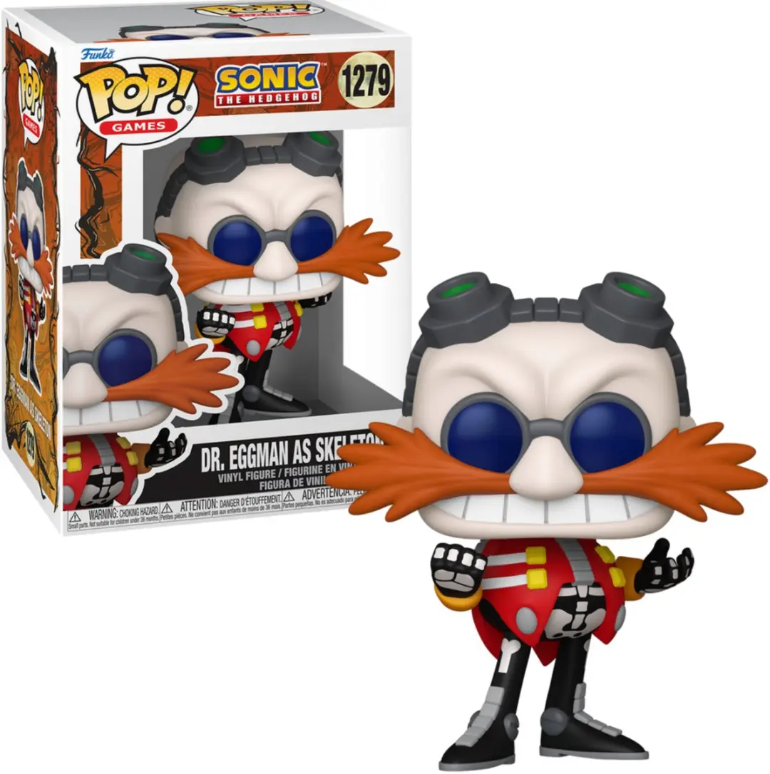 Funko Sonic the Hedgehog POP! Games Vinyl Figure Skeleton Robotnik 9 cm POP! Fig