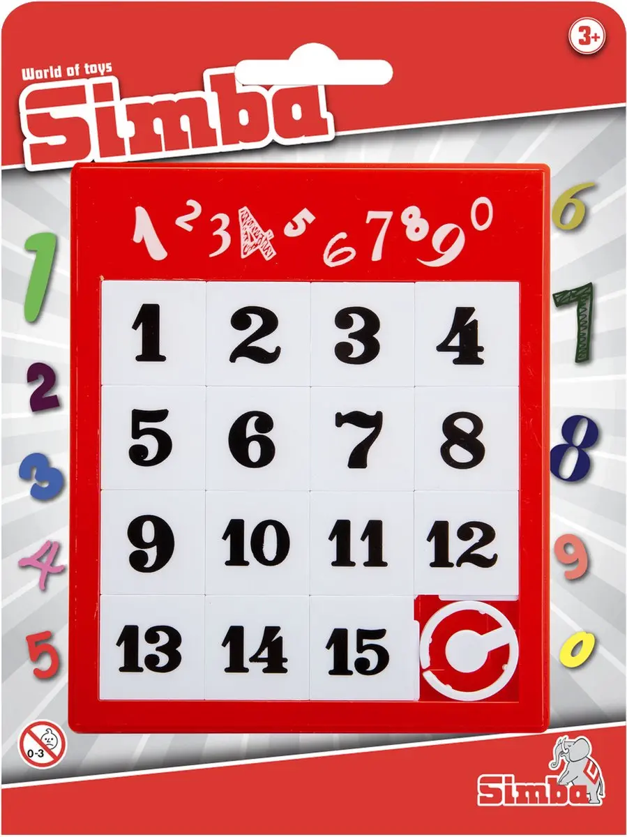 Simba Moving Puzzle Numbers