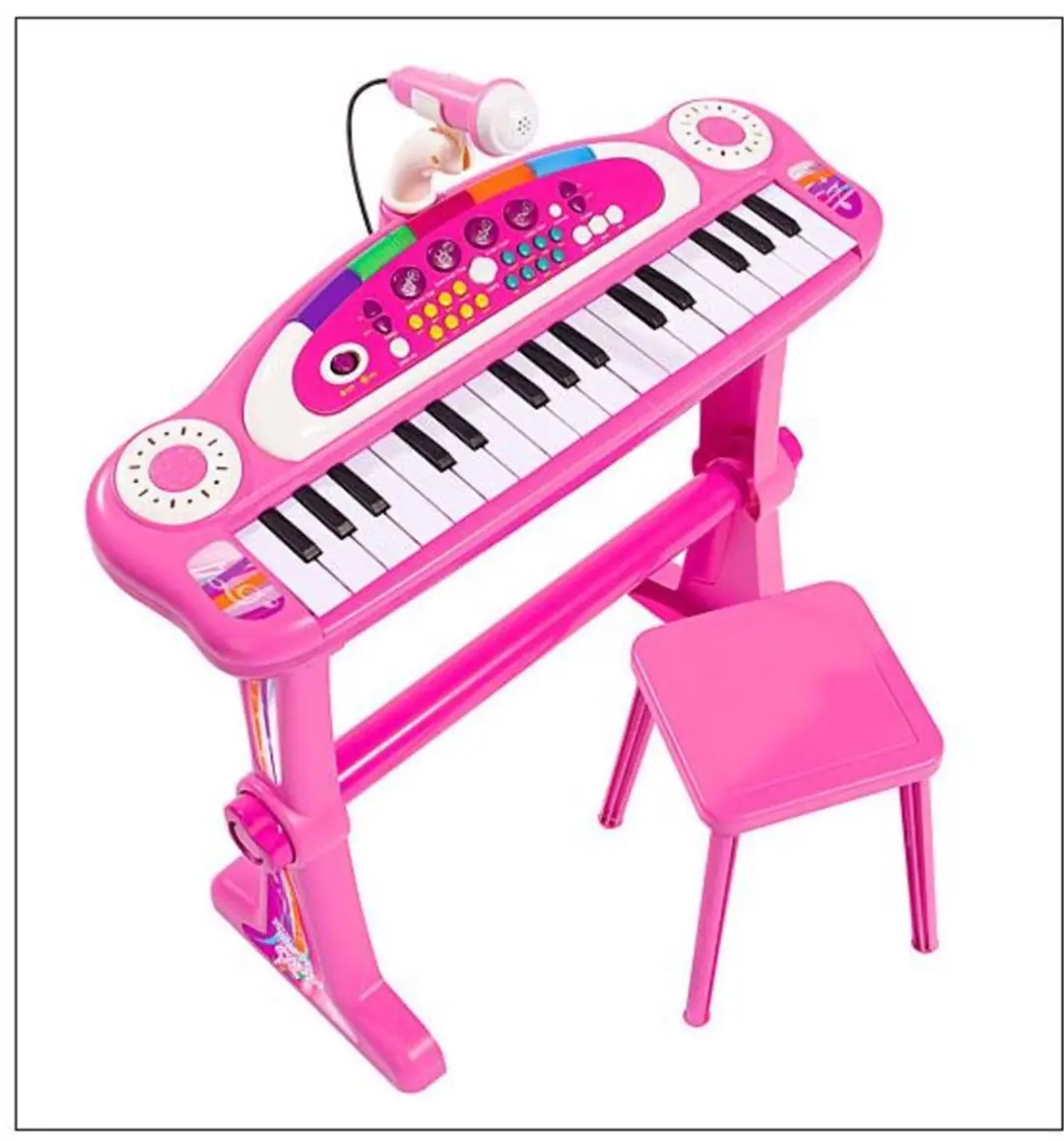 Simba My Music World Keyboard - Roze - afbeelding 3 van 6