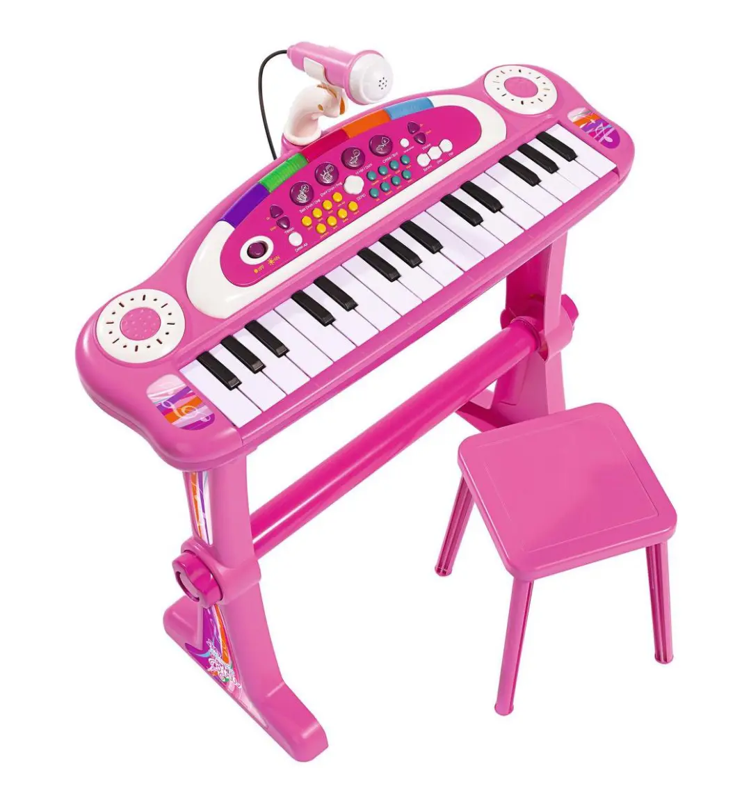 Simba My Music World Keyboard - Roze - afbeelding 6 van 6