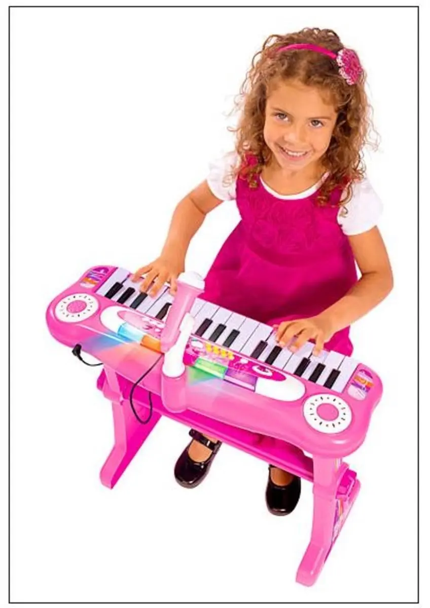 Simba My Music World Keyboard - Roze - afbeelding 4 van 6