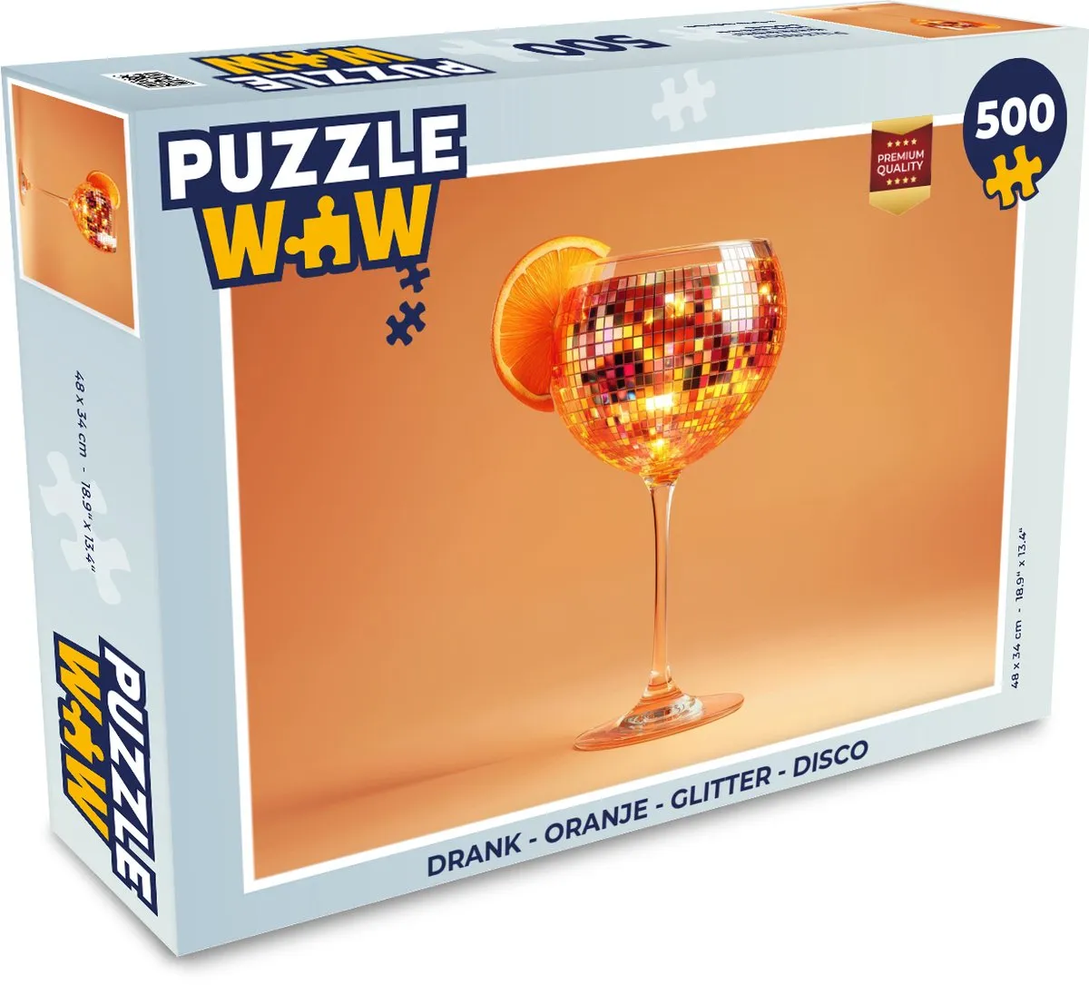 PuzzleWow Disco Cocktail Legpuzzel 500 Stuks