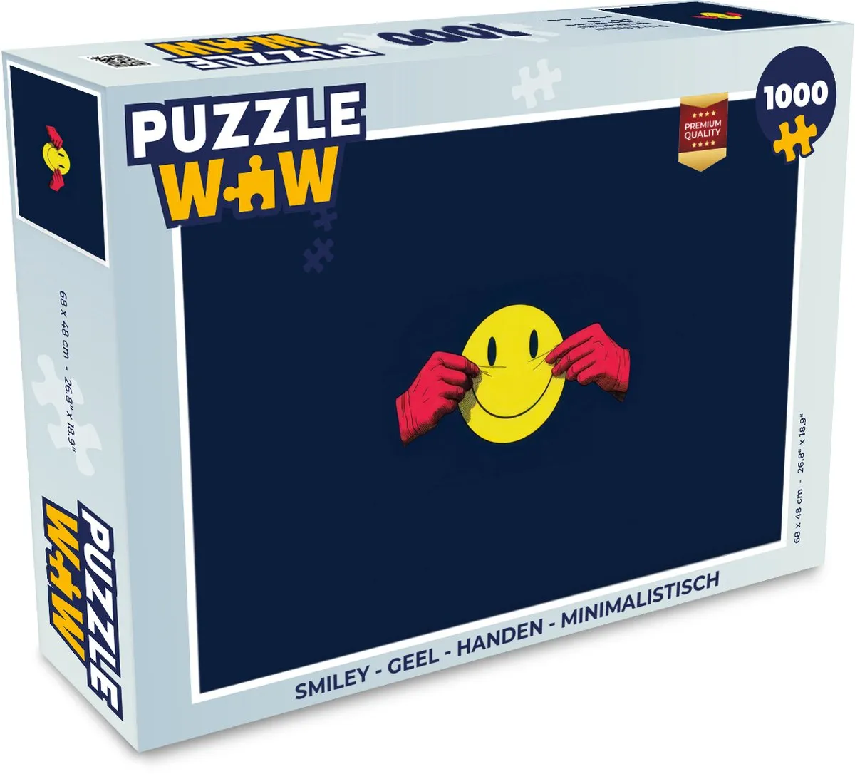 PuzzleWow Smiley Handen Legpuzzel 1000 Stuks
