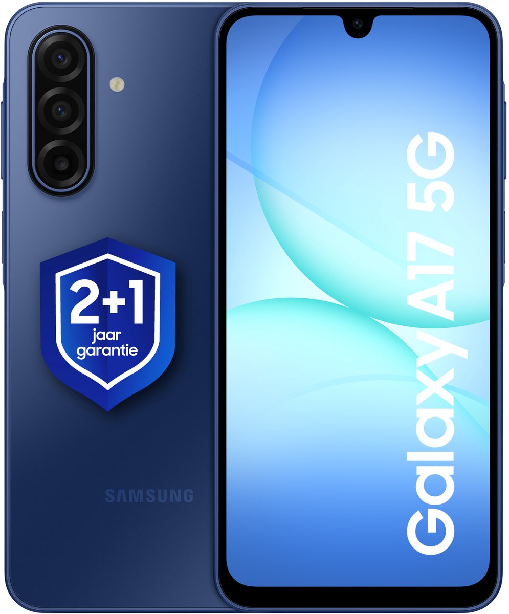 Samsung Galaxy A17 5G - 128GB - Blue + 1 jaar extra garantie