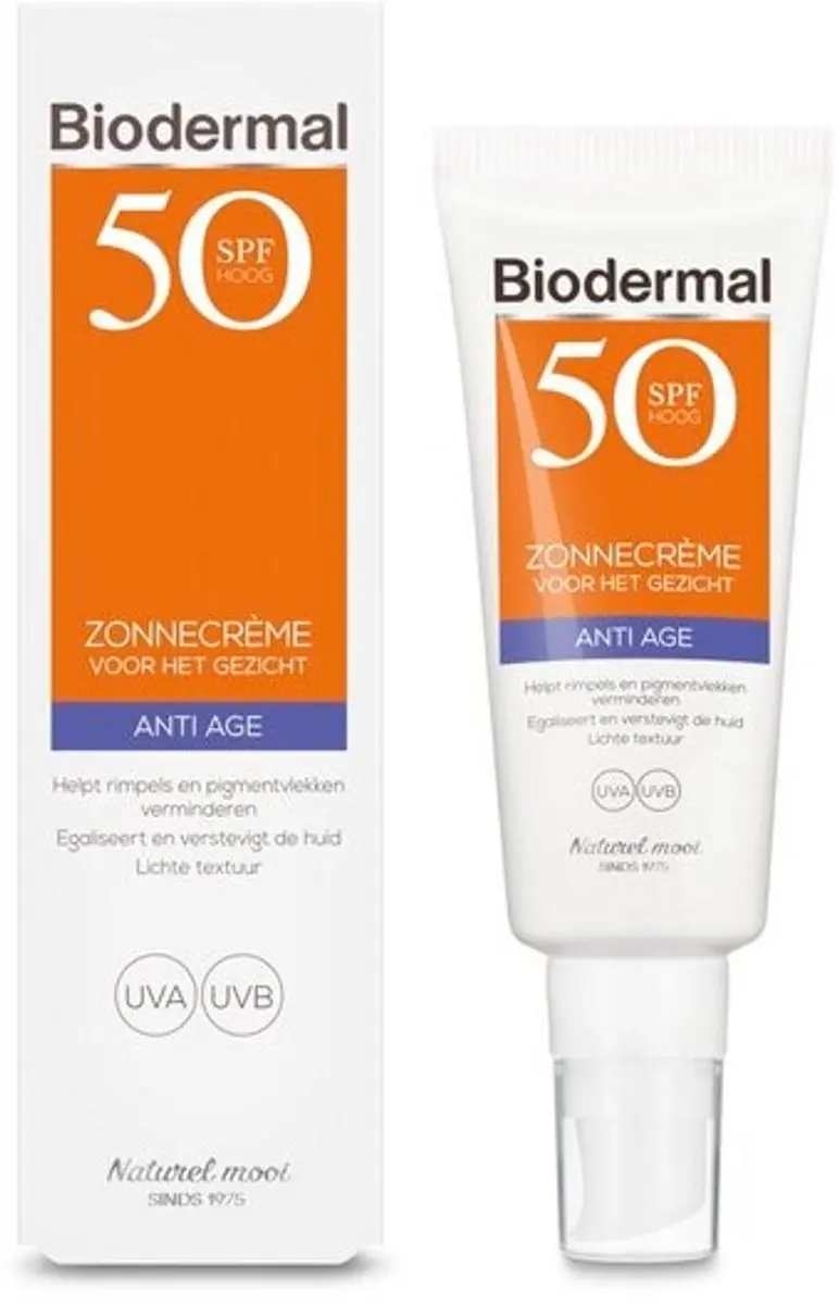 Biodermal Anti Age Zonnecrème SPF 50 40ml