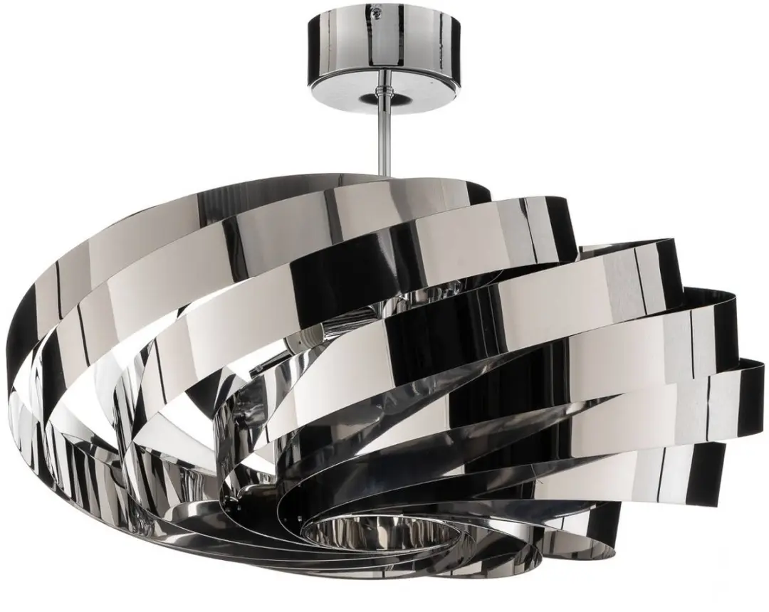 Euluna Plafondlamp 4 Lichtpunten 60cm - Chroom-Nikkel - afbeelding 2 van 6