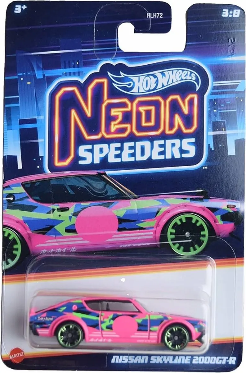 Hot Wheels Neon Speeders Nissan Skyline 2000GT-R 1:64
