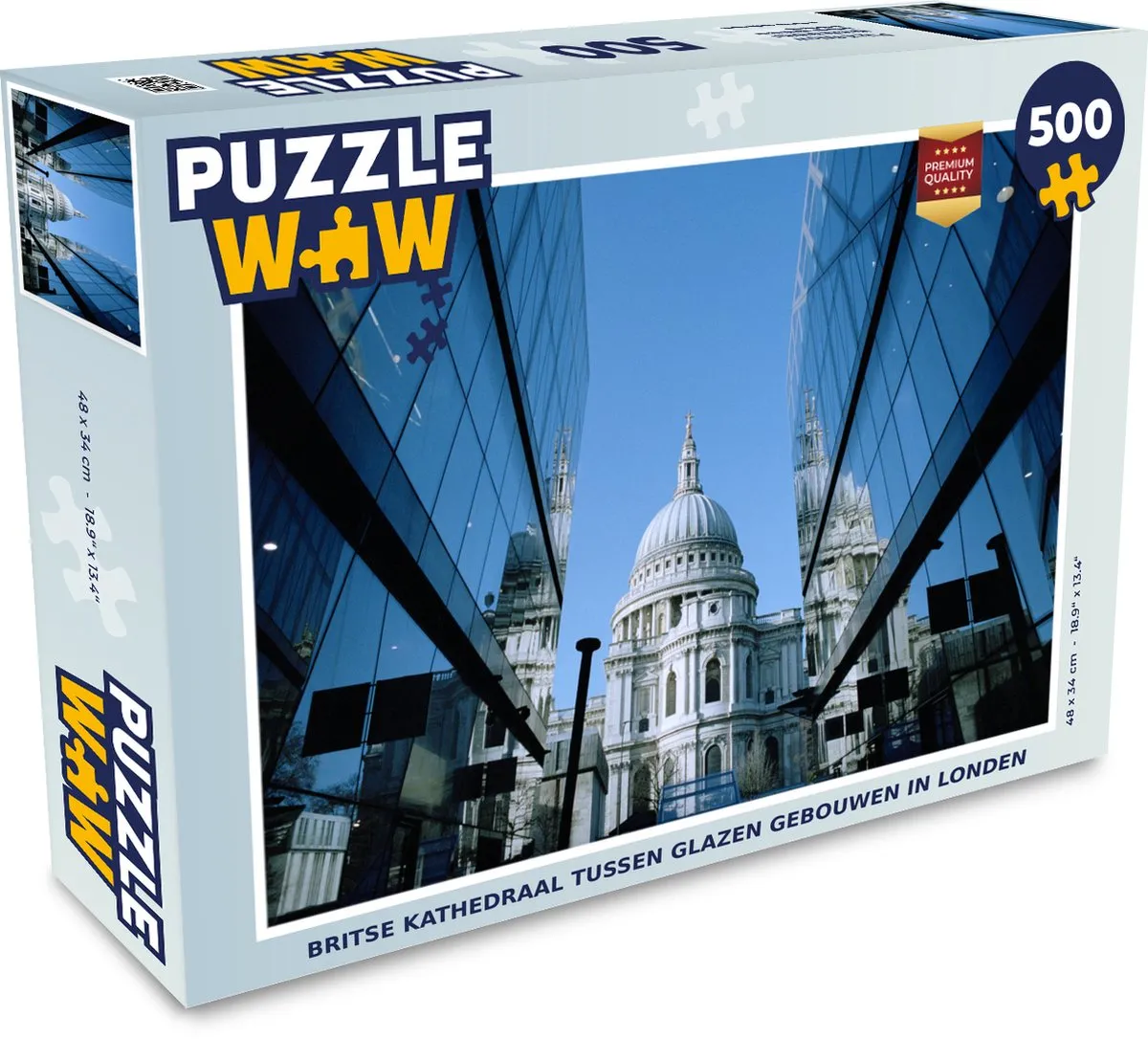 PuzzleWow Legpuzzel Britse Kathedraal Londen 500 Stuks