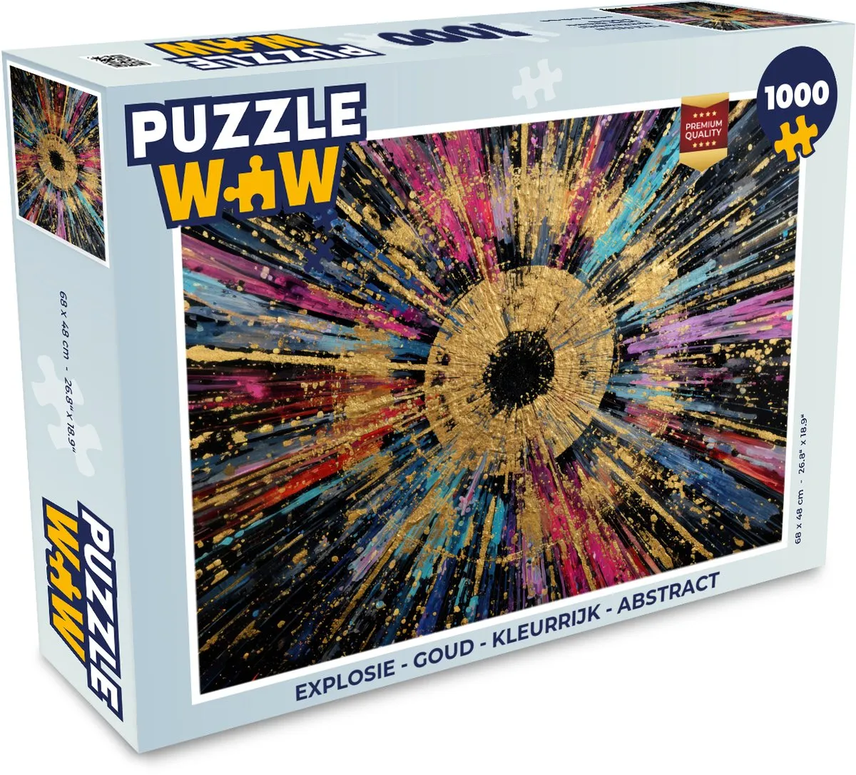 PuzzleWow Explosie Legpuzzel 1000 Stuks
