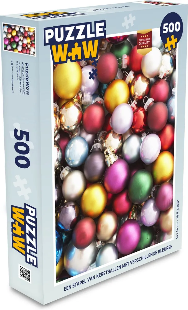 PuzzleWow Kerstpuzzel 500 Stuks