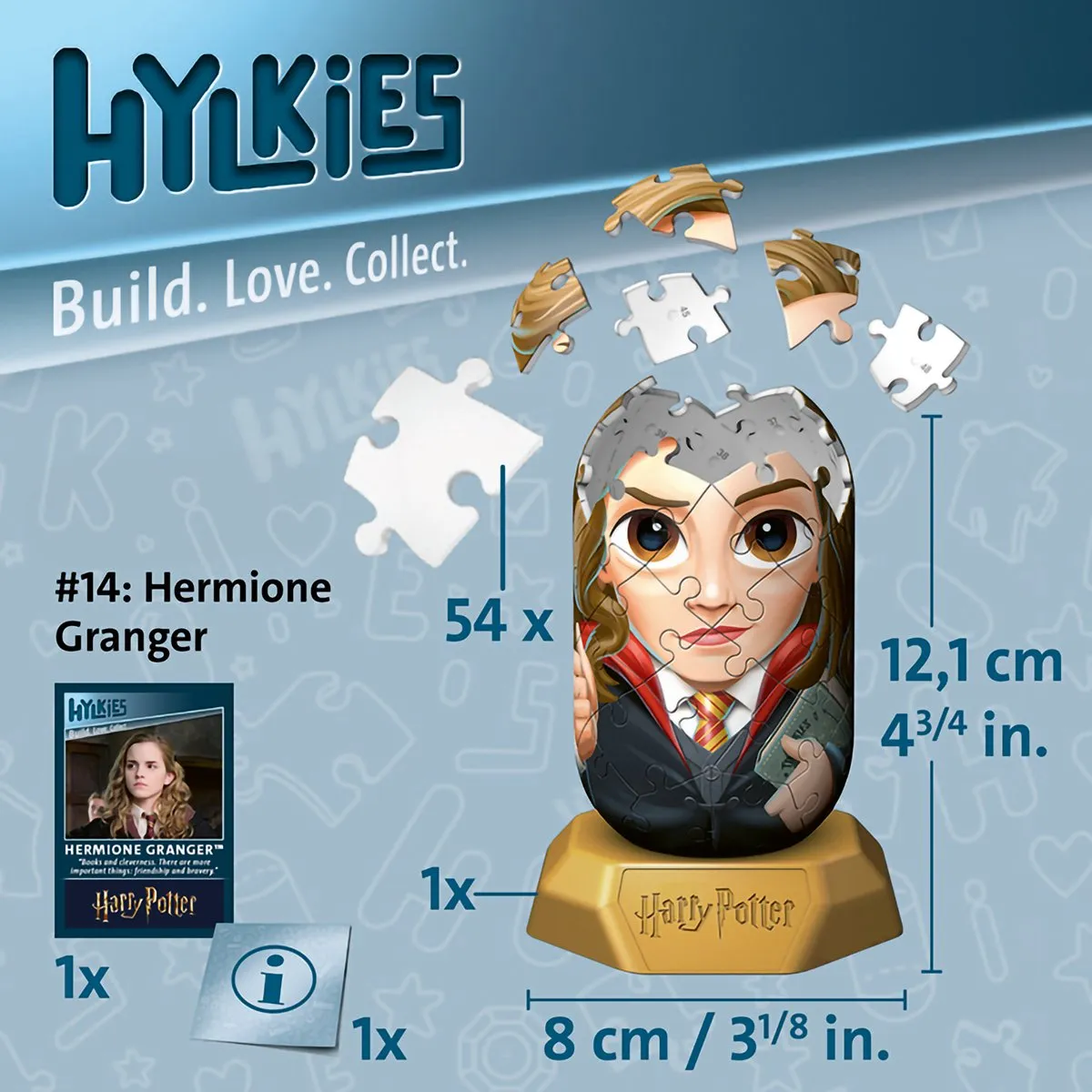 Ravensburger Hylkies Harry Potter Hermione Granger Capsule Figuur - 54 Stuks