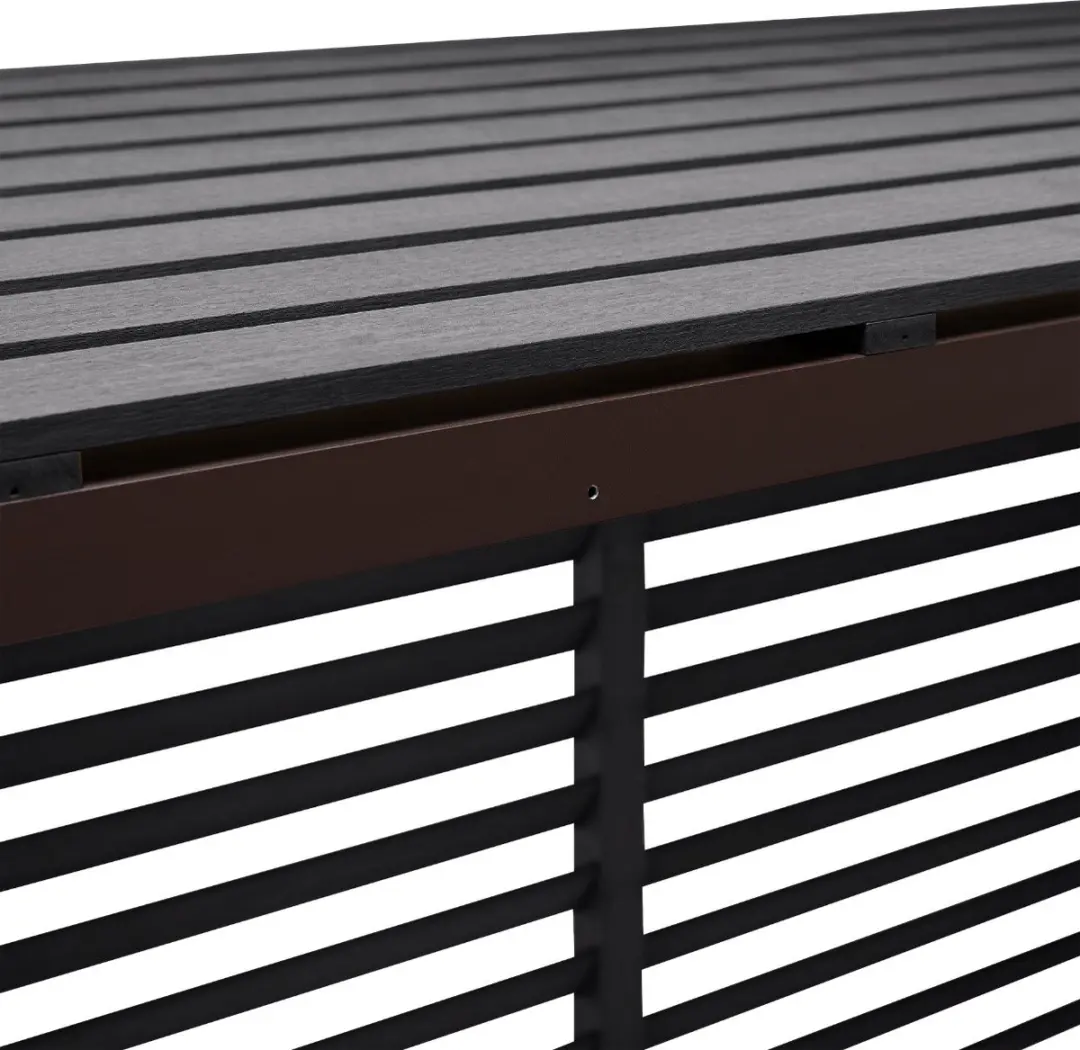 Evolar Airco Omkasting Buitenunit EVO-COVER-WPCMA - WPC 110x80x55cm - Charcoal Grey - afbeelding 3 van 6