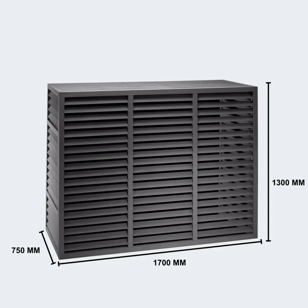 Evolar WPC Airco Omkasting Charcoal Grey XL - afbeelding 5 van 6