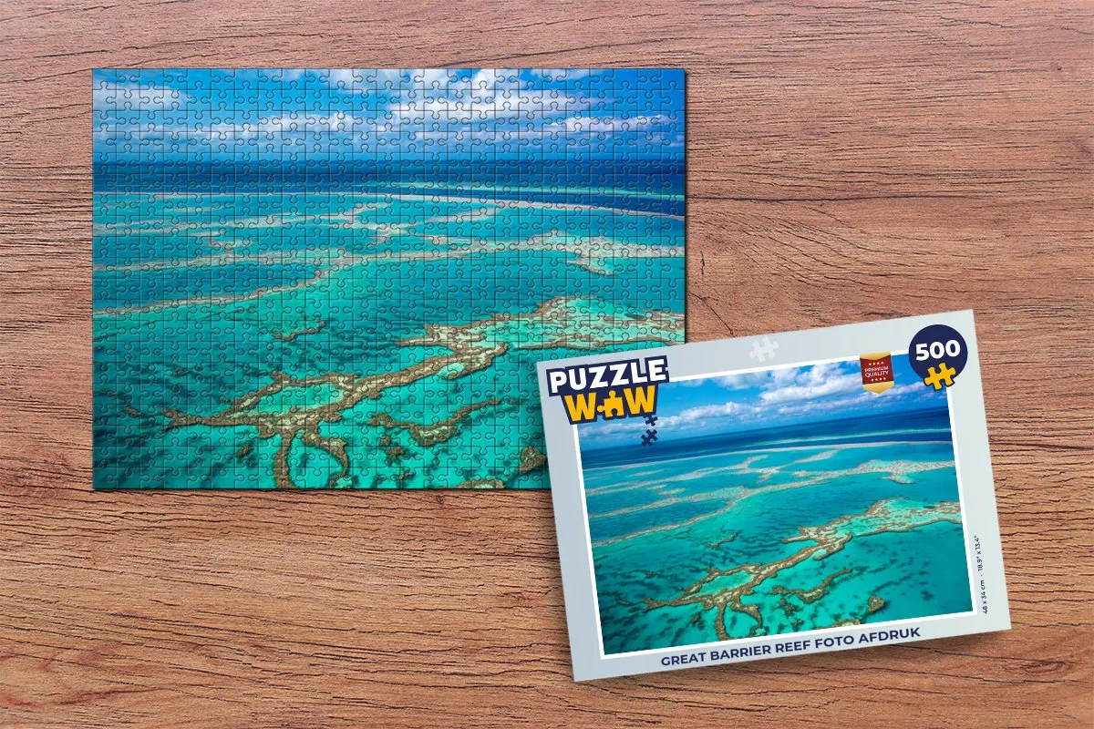 PuzzleWow Great Barrier Reef Legpuzzel 500 Stuks - Multicolor