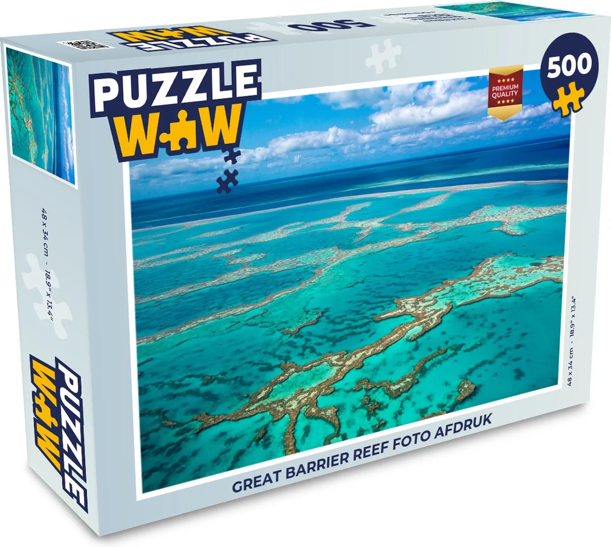 PuzzleWow Great Barrier Reef Legpuzzel 500 Stuks