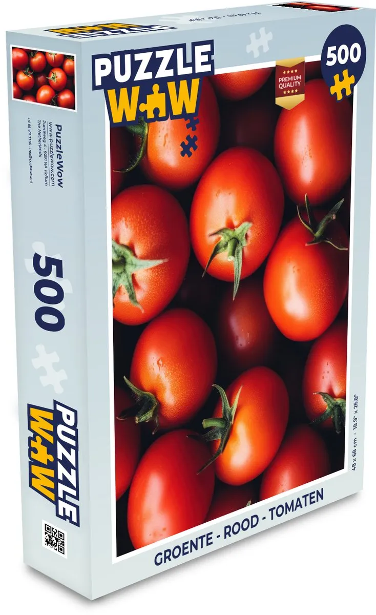 PuzzleWow Groente Legpuzzel Tomaten