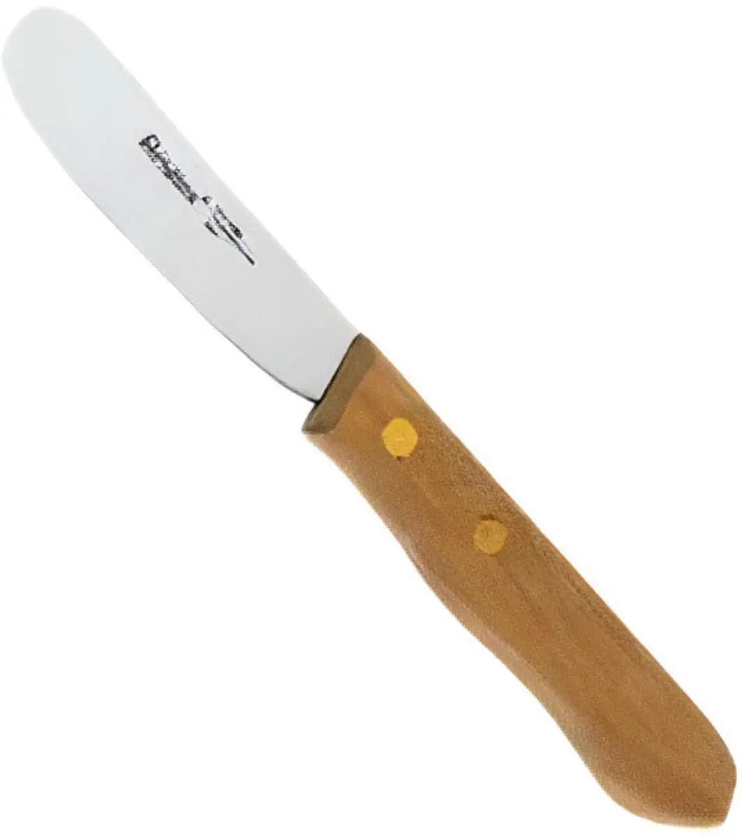 Metaltex Botermes 16 Cm Rvs/hout Naturel