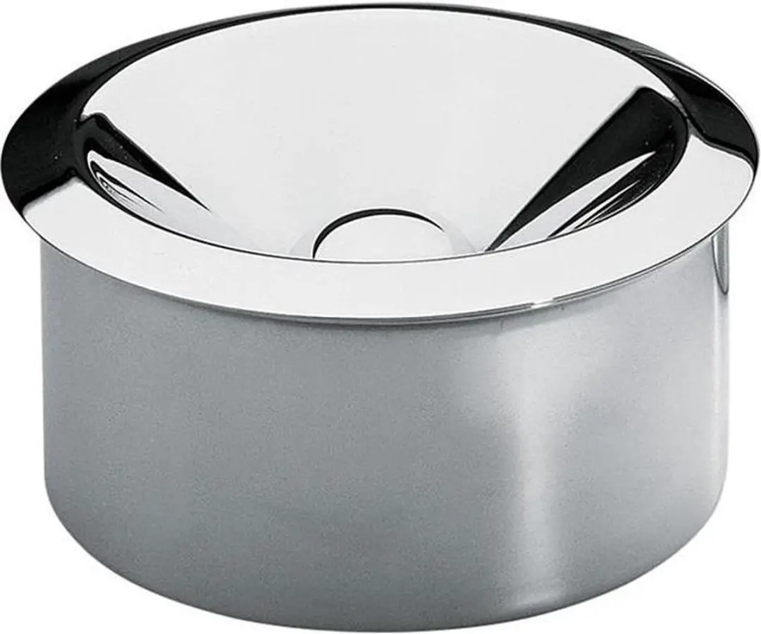 Alessi Bauhaus Tweedelige Staal Asbak