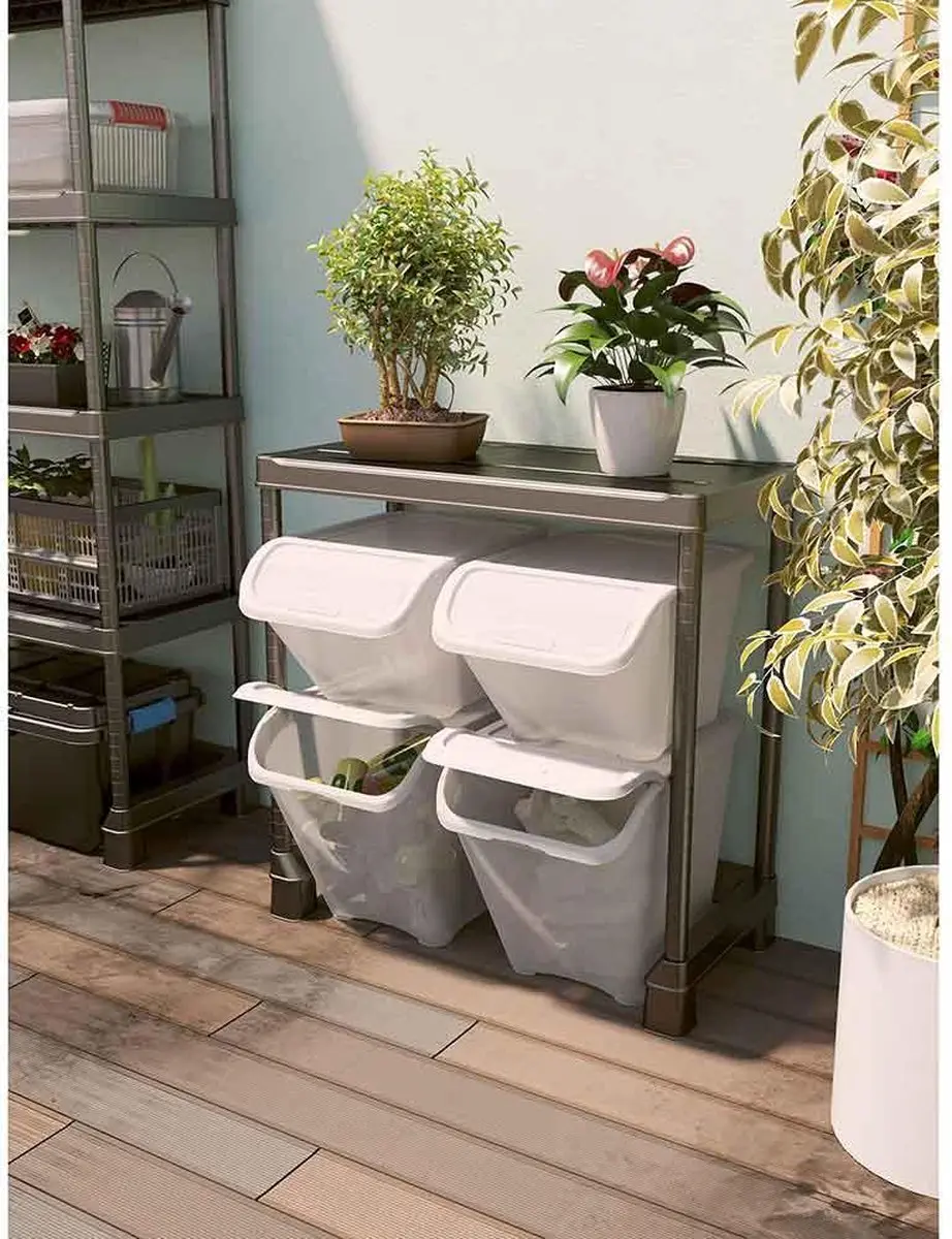 KIS All-In Opbergbox 40L - 54,5x38,5x32cm Wit - afbeelding 2 van 6