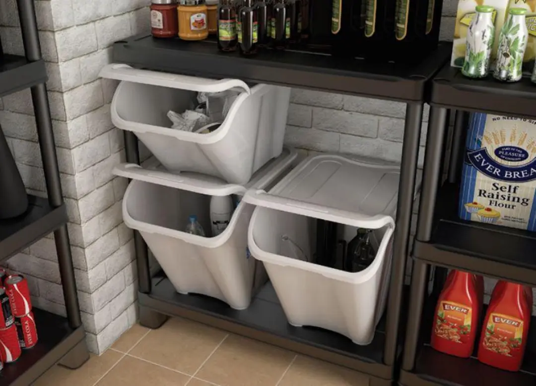 KIS All-In Opbergbox 40L - 54,5x38,5x32cm Wit - afbeelding 3 van 6