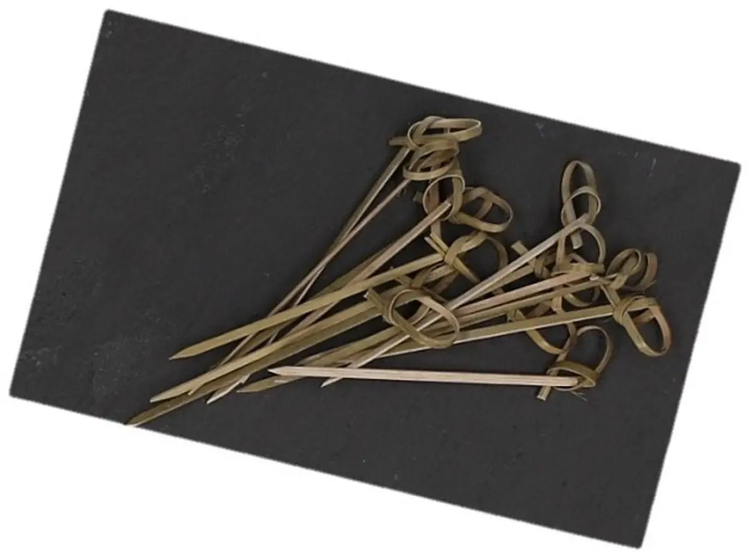 Tapas serveerplank 18 cm met prikkers 9,5 cm